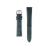 12MM-SLIM CROCO GREEN 22MM-RARE FLAT PLAIN D BROWN